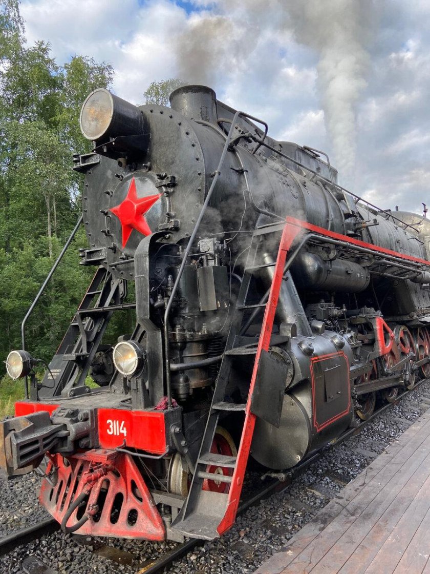 Ретропоезд рускеальский экспресс сортавала рускеала