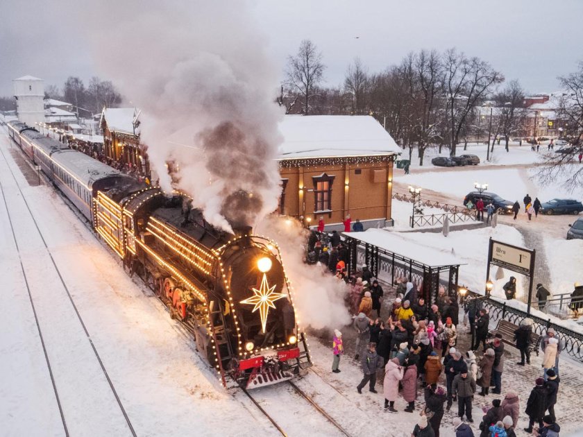 Рождественский ретро поезд Иваново Шуя
