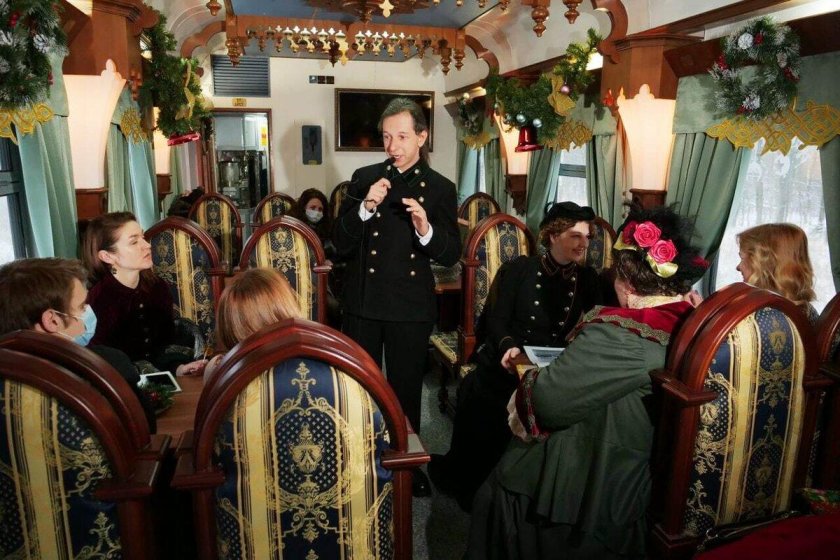 Рождественский ретро поезд Иваново Шуя