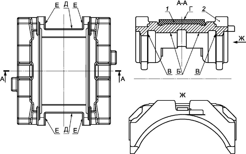 Букса колесной пары электровоза