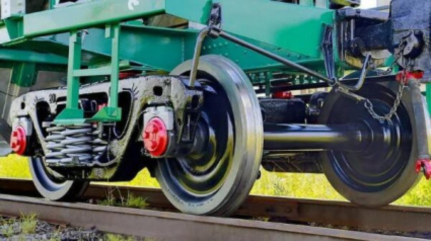 Колесная пара с кассетными подшипниками