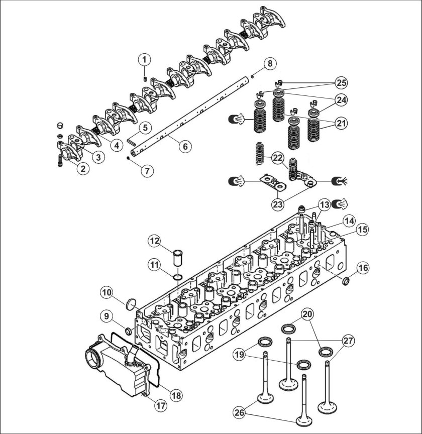 Головка блока цилиндров ЯМЗ 650