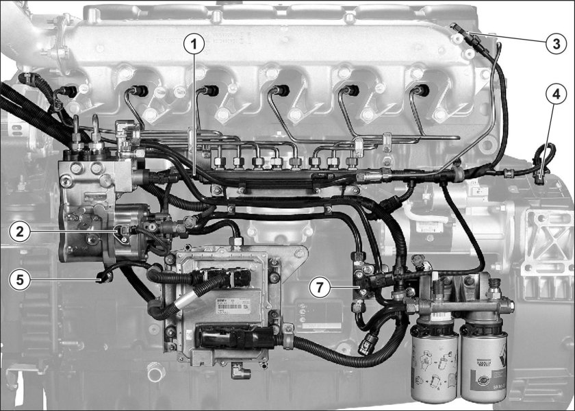МАЗ топливная система ЯМЗ 650