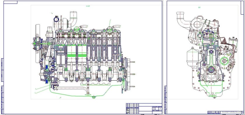 Система смазки двигателя ЯМЗ 650