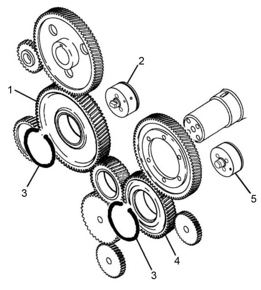 Шестерни привода агрегатов ЯМЗ 650