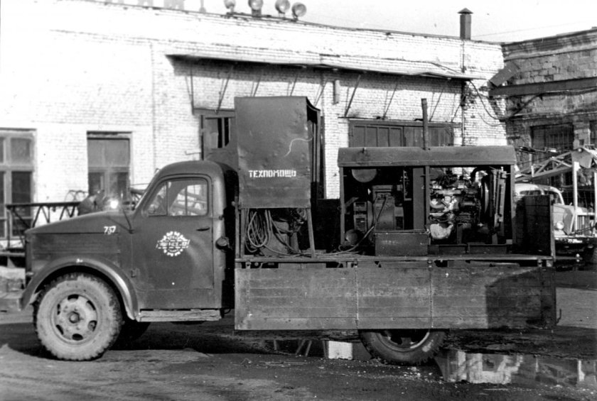 ГАЗ-51 С компрессором ЗИФ-55