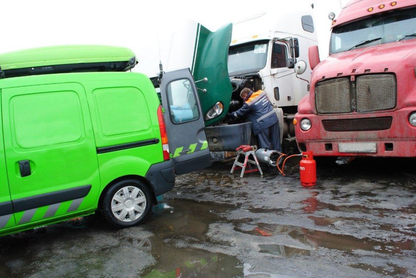 Техпомощь на дороге для грузовиков