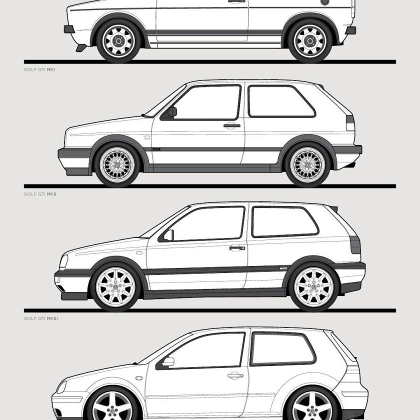 Volkswagen Golf Эволюция