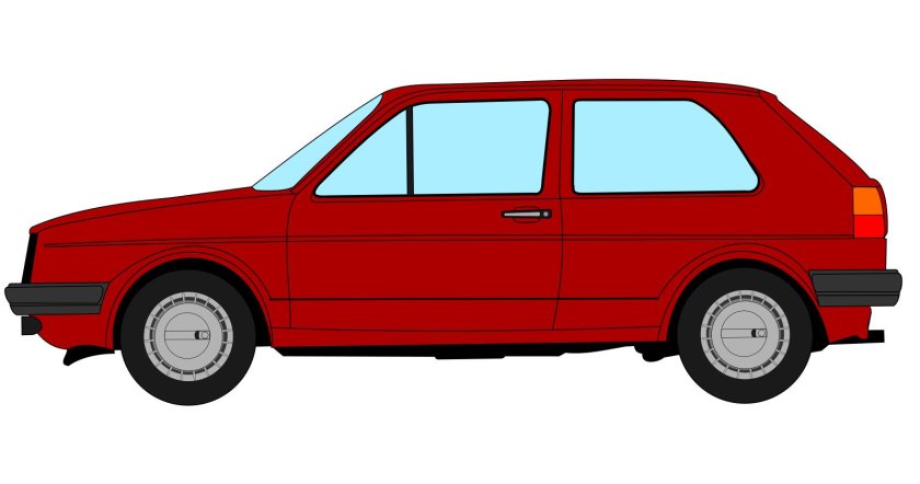 Volkswagen Golf 2 сбоку