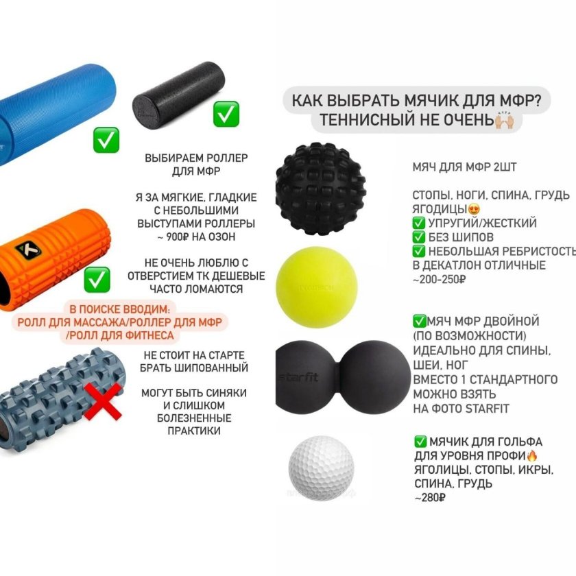 Массажный ролл для МФР