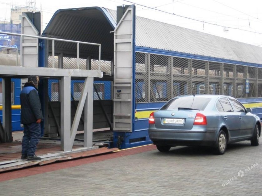 Вагон-автомобилевоз РЖД