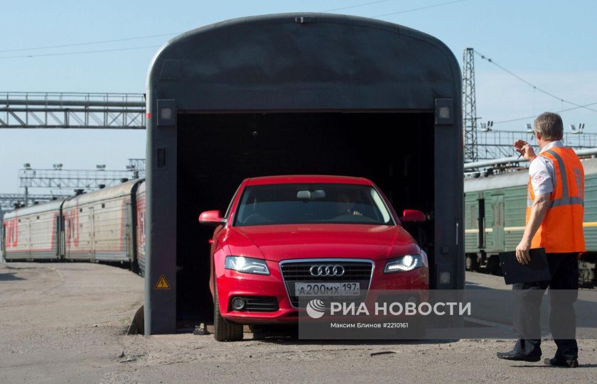 Вагон-автомобилевоз РЖД