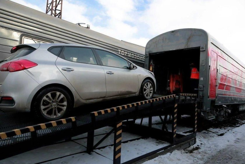 Вагон автомобилевоз ржд