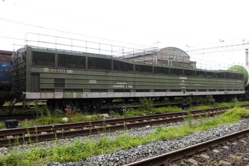 Вагон-автомобилевоз РЖД