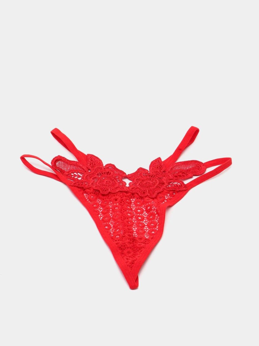 Мужские кружевные трусы стринги