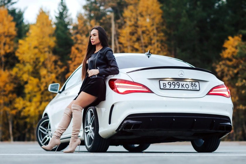 Мерседес для девушки