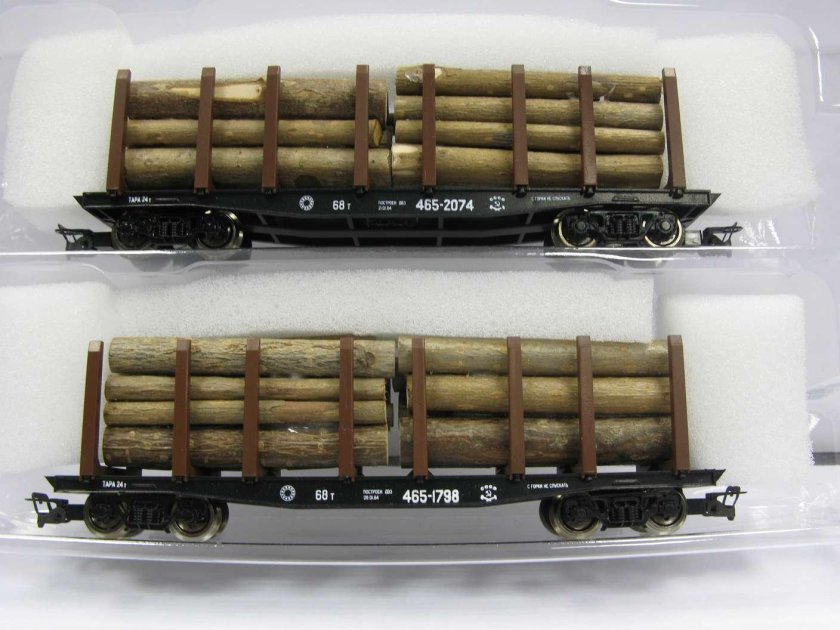 Вагон лесовоз РЖД