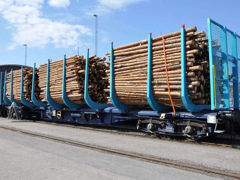 МТУ платформа 13-6895 погрузка пиломатериала