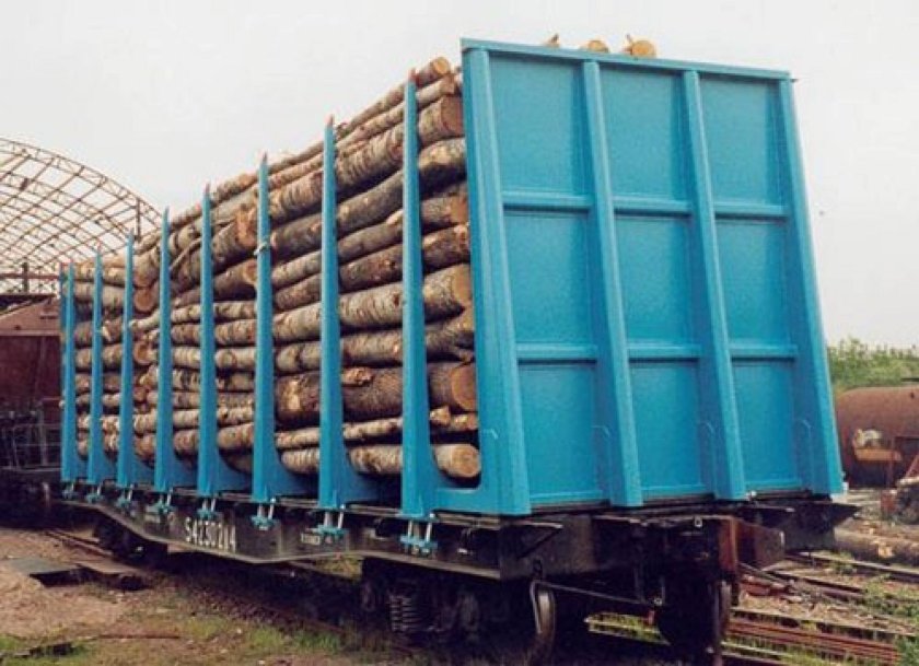 Платформа 13-401 лесовоз