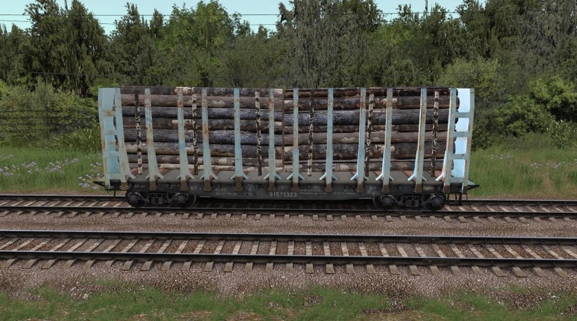 Вагон лесовозка