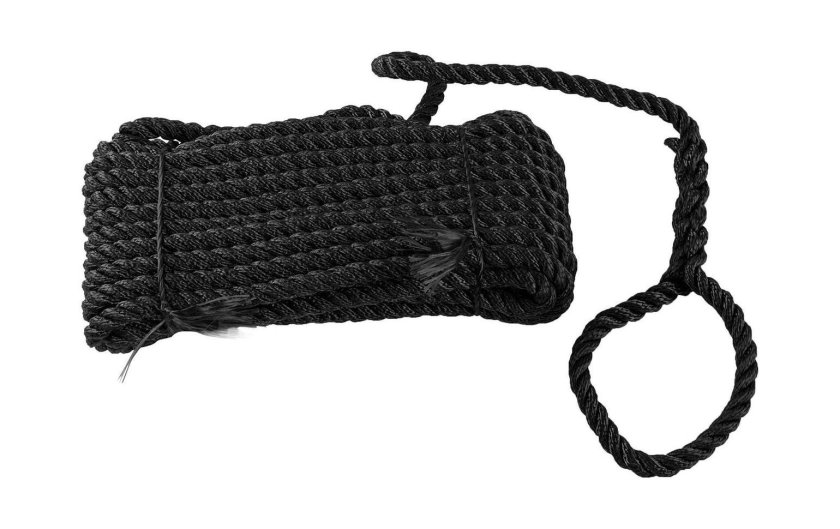Черная вязаная сумка