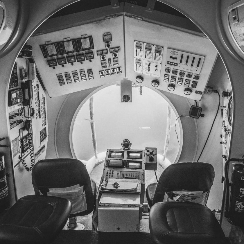 Кокпит подводной лодки