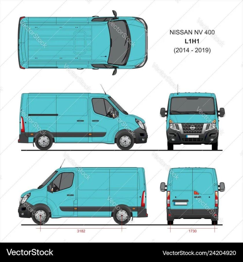 Opel Movano Размеры