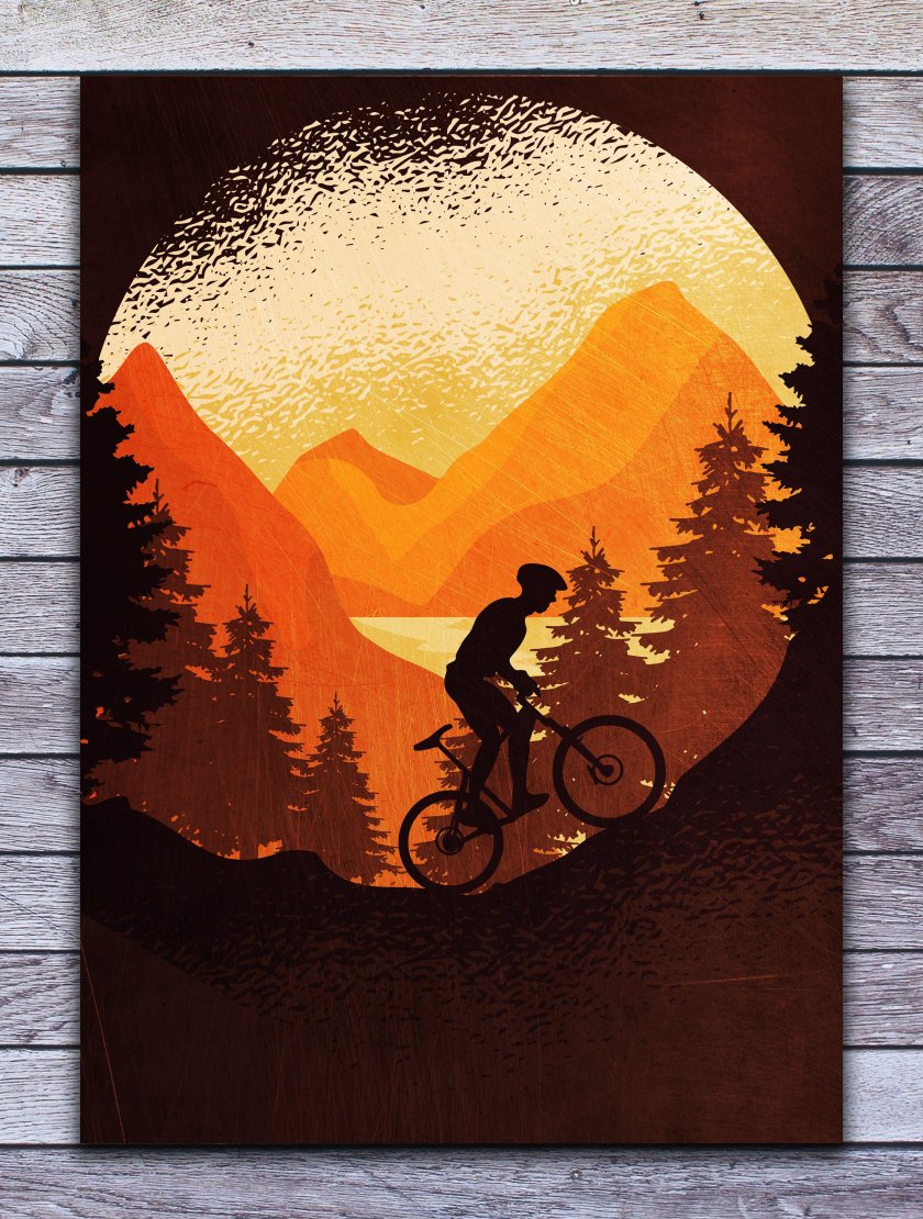 Велосипед картина