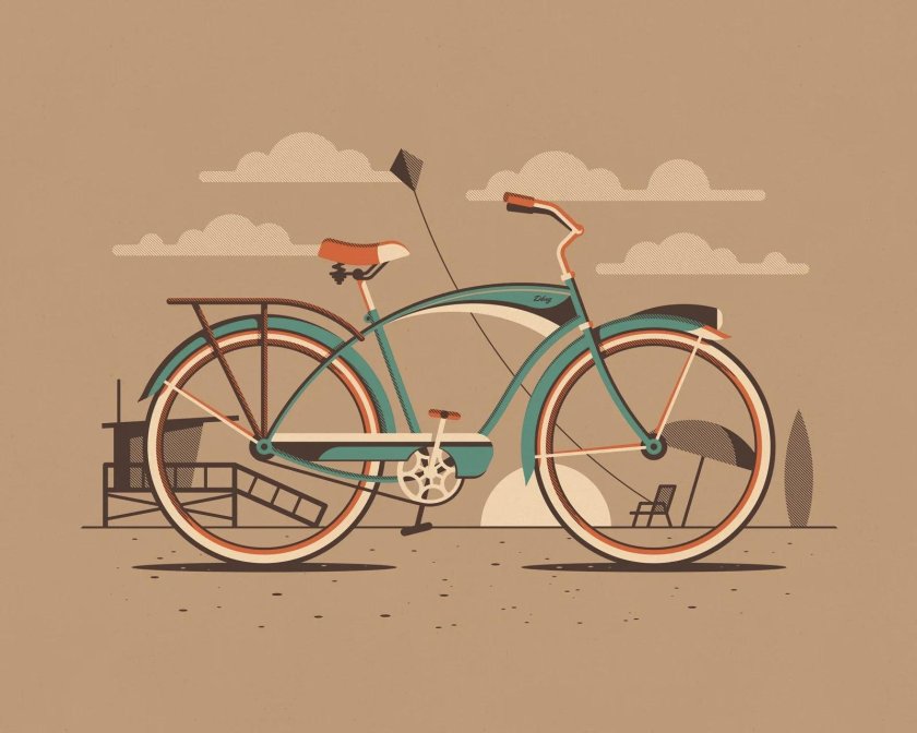 Велосипед иллюстрация