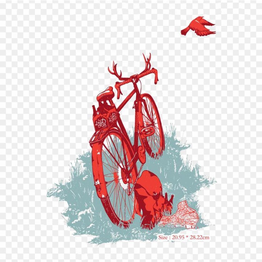 Велосипед иллюстрация