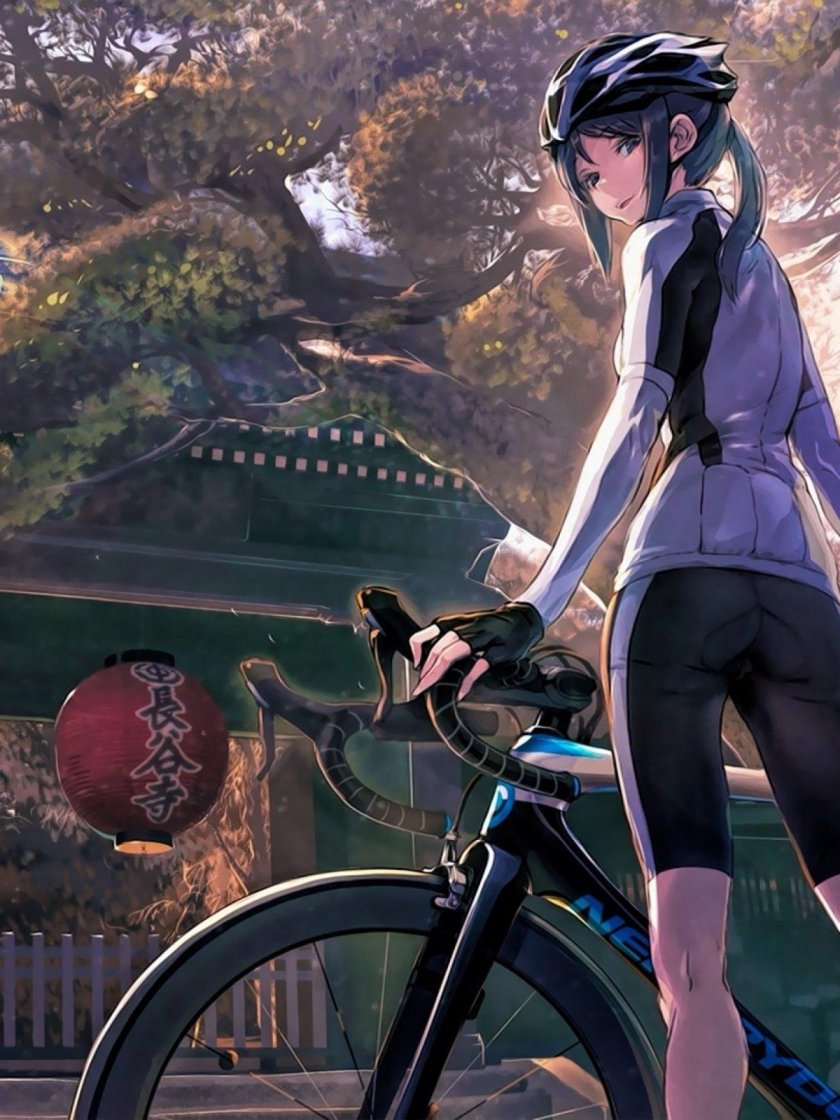 Аниме велосипед