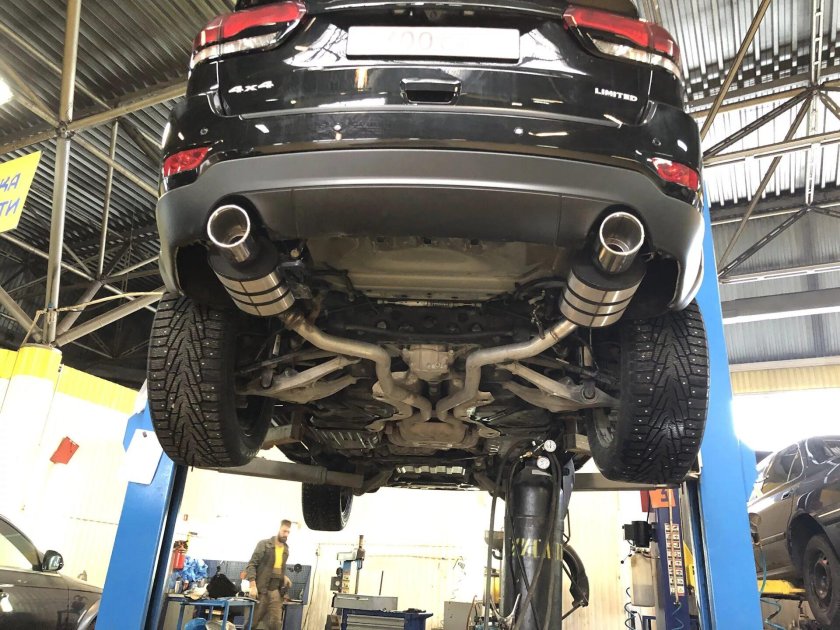 Выхлоп Гранд Чероки wk2