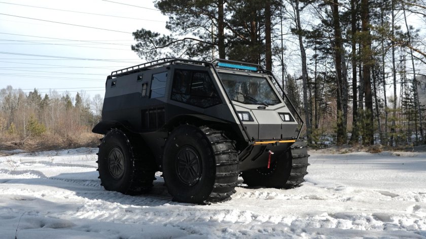 Вездеход на шинах низкого давления