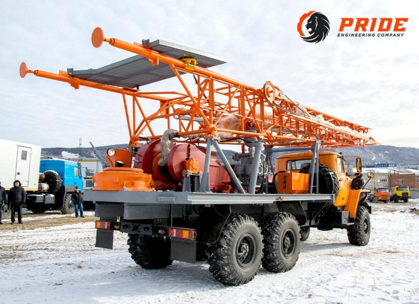 Буровой агрегат ба15 МАЗ