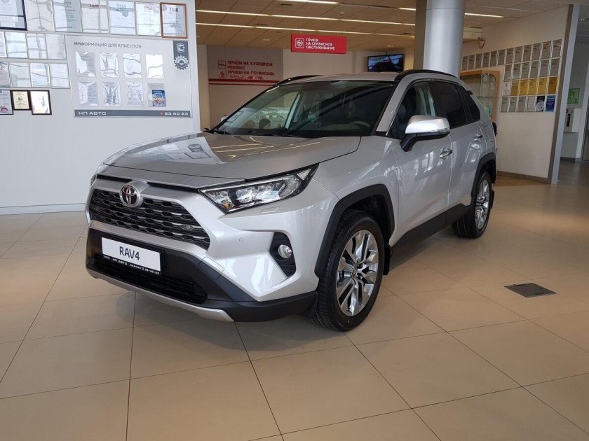Toyota rav4 2021 серебристый металлик