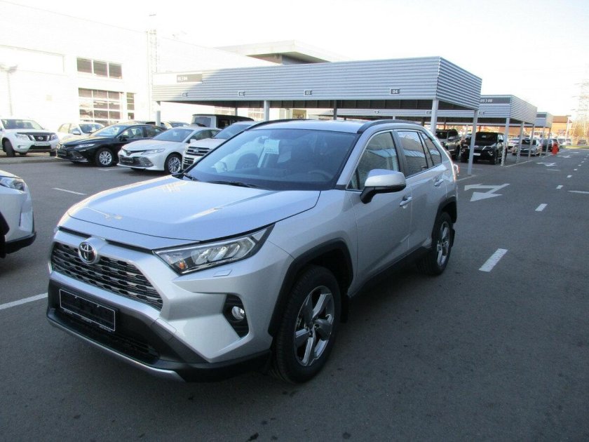 Тойота рав-4 2020 серебристый