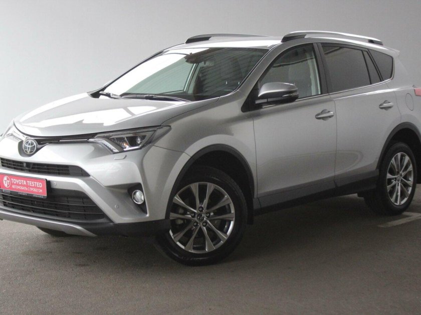 Тойота рав 4 серый