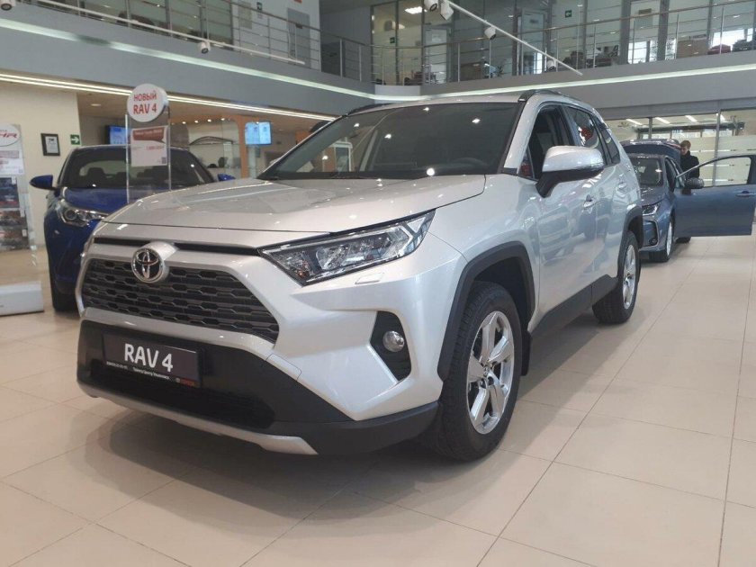 Тойота рав-4 2020 серебристый