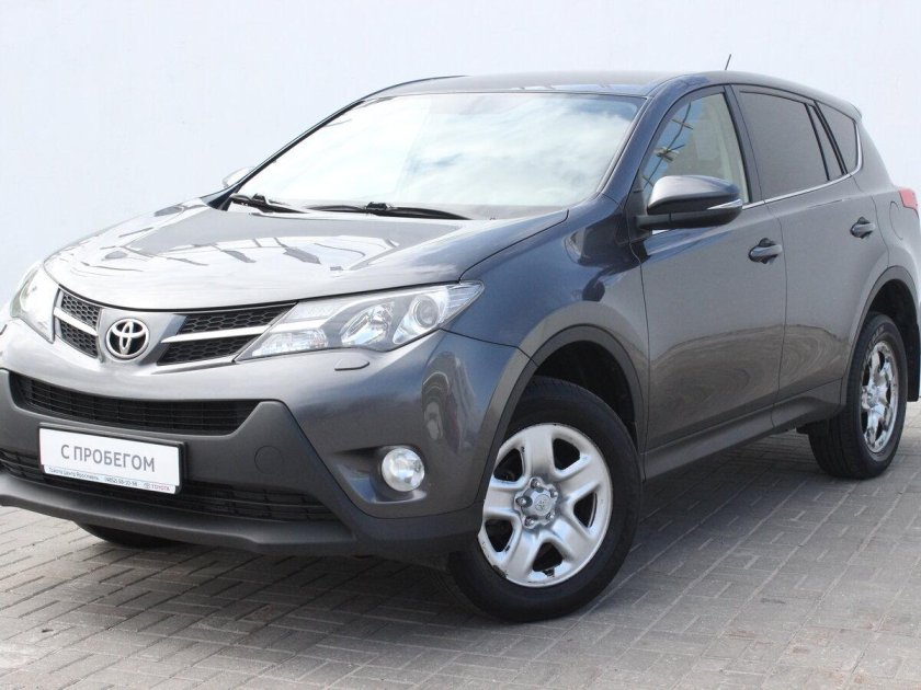 Тойота рав серая