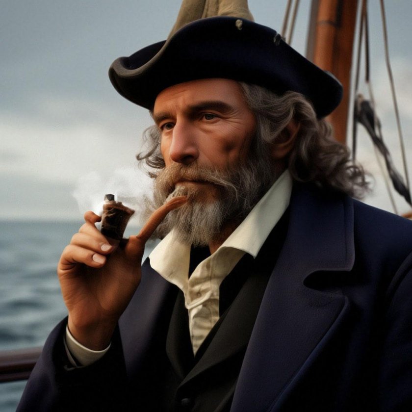 Пират с трубкой