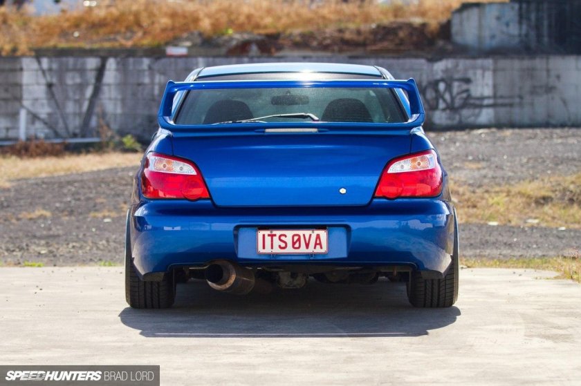 Subaru Impreza WRX STI 2007 сзади