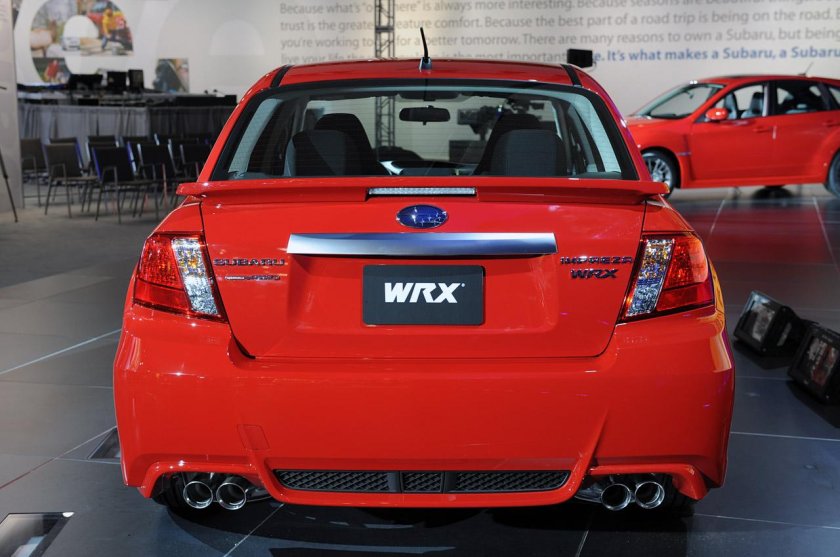 Subaru Impreza WRX 2008 сзади