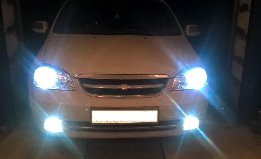 Chevrolet Lacetti ПТФ led