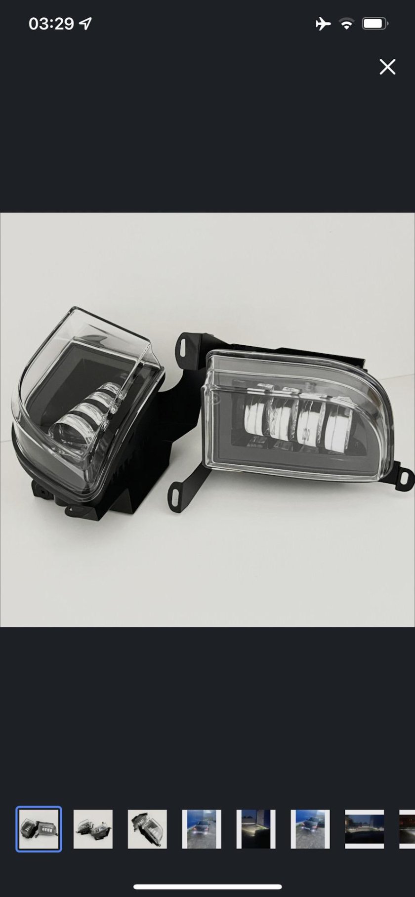 Шевроле Лачетти седан лед противотуманки фары