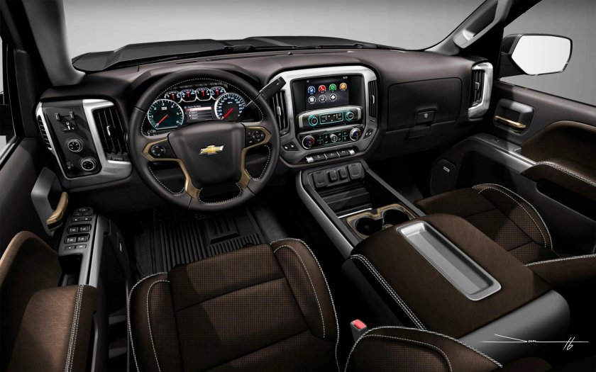 Chevrolet Silverado 2018 салон