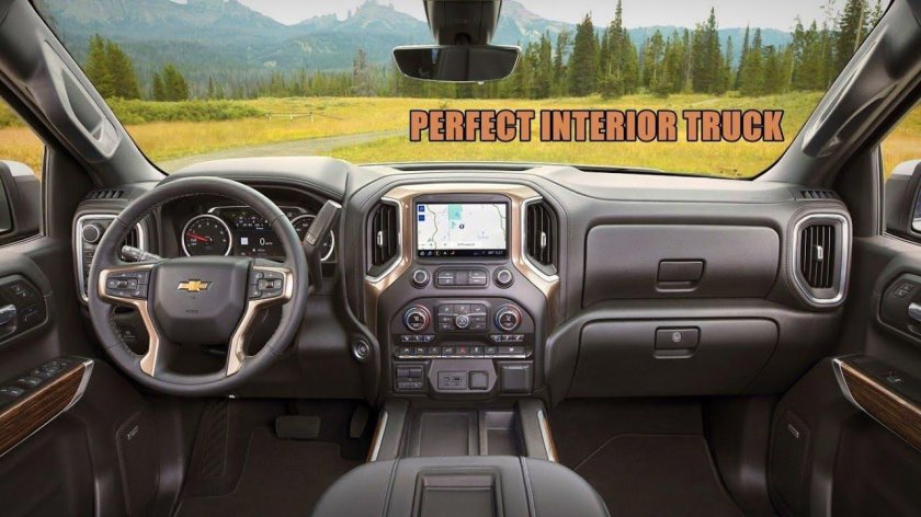 Chevrolet Silverado 2022 интерьер