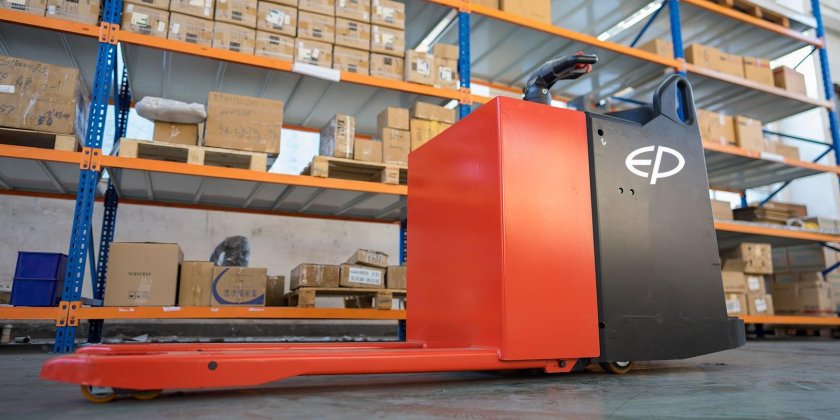 Транспортировщик паллет (электротележка) Ep ept20-Rass габариты