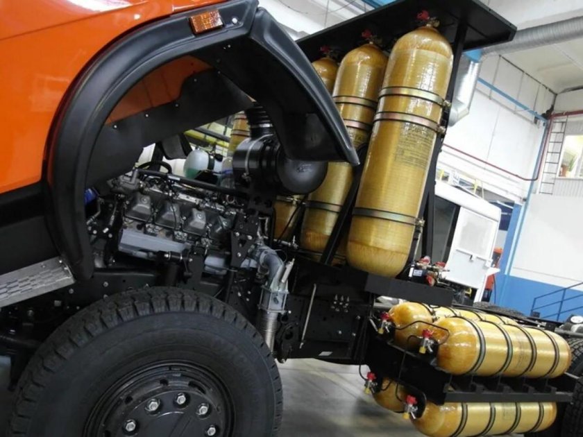 КАМАЗ 65115 на метане