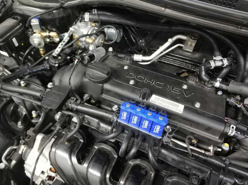 Двигатель с ГБО