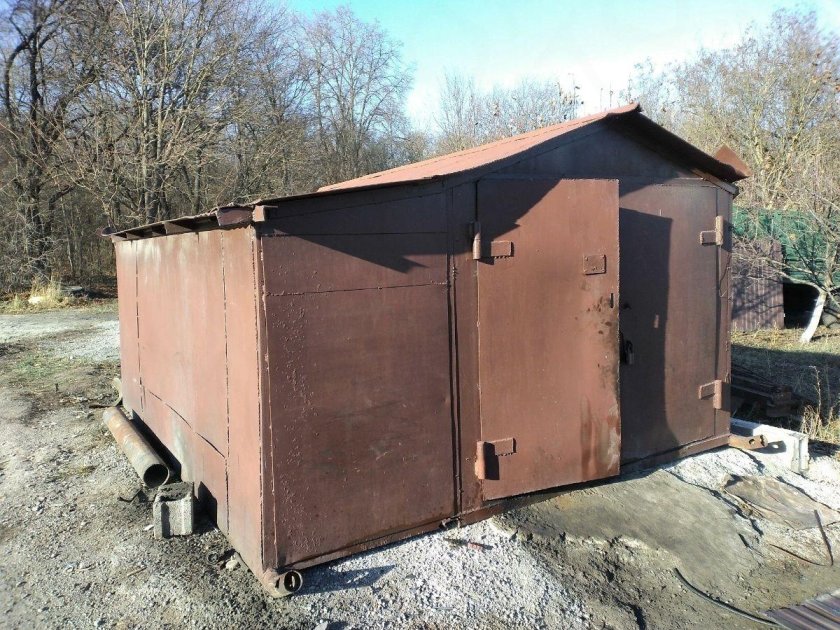 Гараж металлический